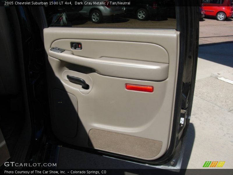 Dark Gray Metallic / Tan/Neutral 2005 Chevrolet Suburban 1500 LT 4x4