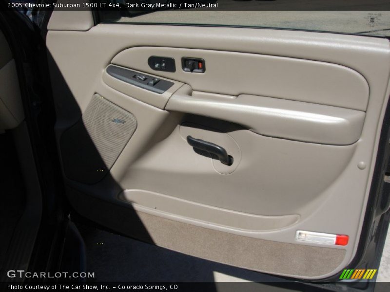 Dark Gray Metallic / Tan/Neutral 2005 Chevrolet Suburban 1500 LT 4x4