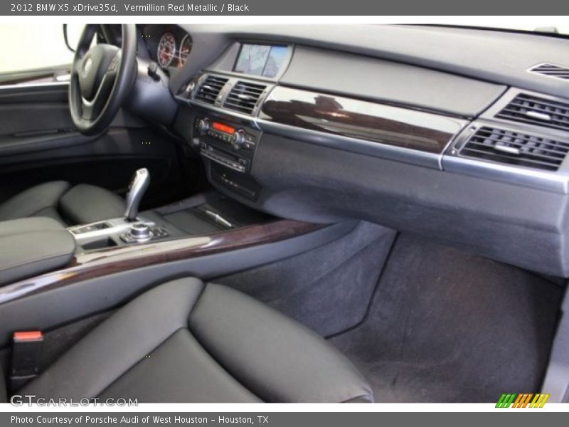Vermillion Red Metallic / Black 2012 BMW X5 xDrive35d