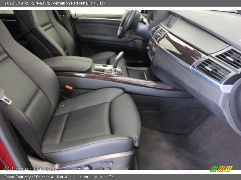 Vermillion Red Metallic / Black 2012 BMW X5 xDrive35d