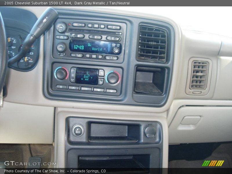 Dark Gray Metallic / Tan/Neutral 2005 Chevrolet Suburban 1500 LT 4x4