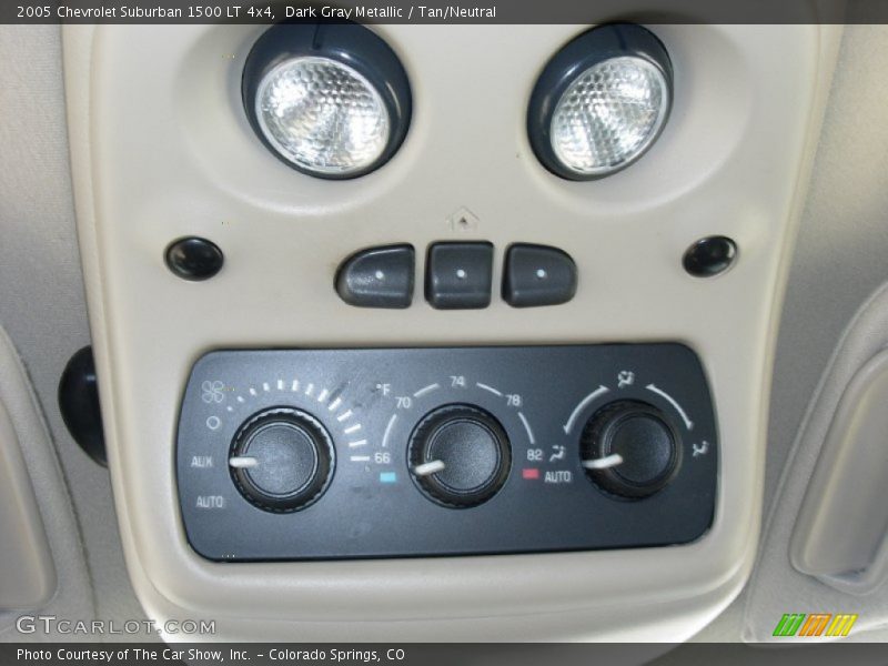 Dark Gray Metallic / Tan/Neutral 2005 Chevrolet Suburban 1500 LT 4x4