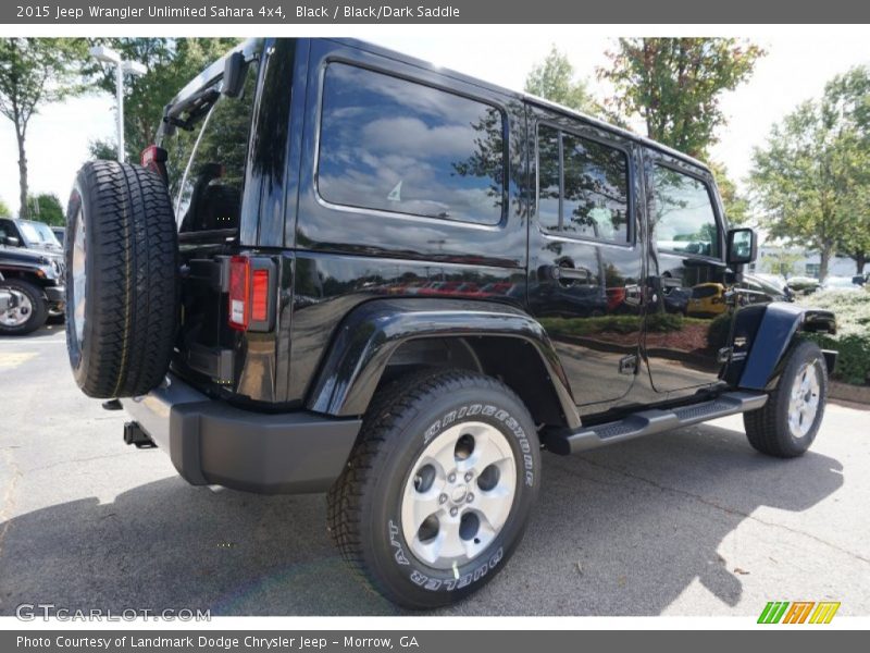 Black / Black/Dark Saddle 2015 Jeep Wrangler Unlimited Sahara 4x4