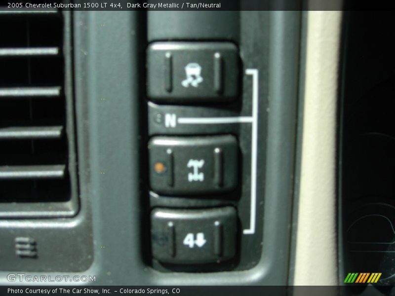 Dark Gray Metallic / Tan/Neutral 2005 Chevrolet Suburban 1500 LT 4x4