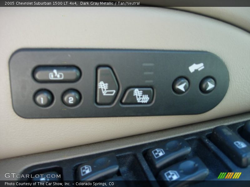 Dark Gray Metallic / Tan/Neutral 2005 Chevrolet Suburban 1500 LT 4x4