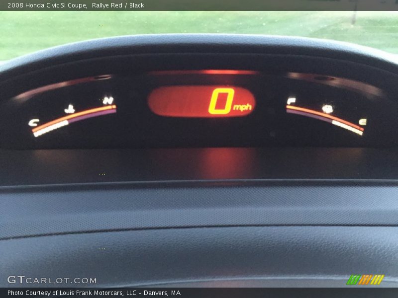 Rallye Red / Black 2008 Honda Civic Si Coupe
