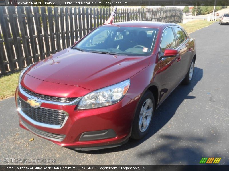 Butte Red Metallic / Jet Black/Titanium 2016 Chevrolet Malibu Limited LT