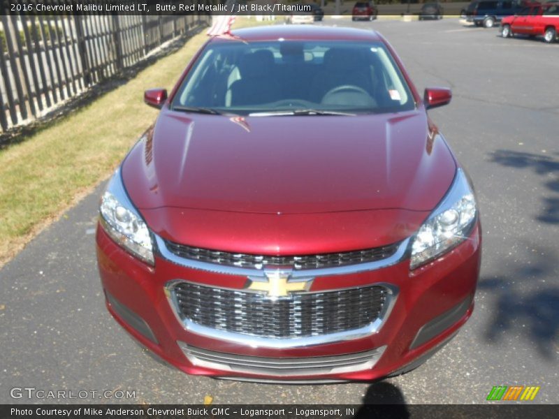 Butte Red Metallic / Jet Black/Titanium 2016 Chevrolet Malibu Limited LT