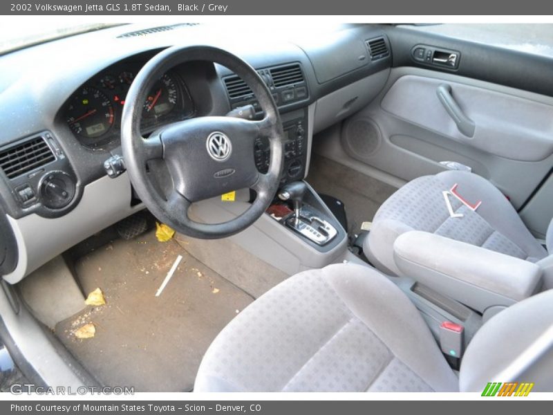 Black / Grey 2002 Volkswagen Jetta GLS 1.8T Sedan