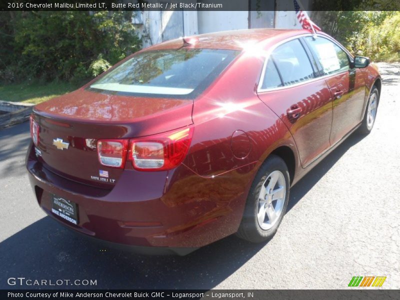 Butte Red Metallic / Jet Black/Titanium 2016 Chevrolet Malibu Limited LT