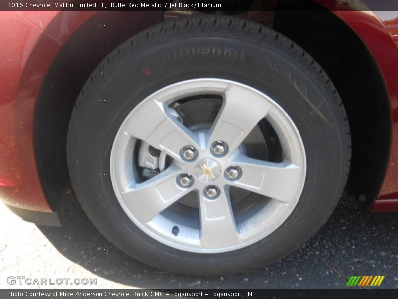 Butte Red Metallic / Jet Black/Titanium 2016 Chevrolet Malibu Limited LT