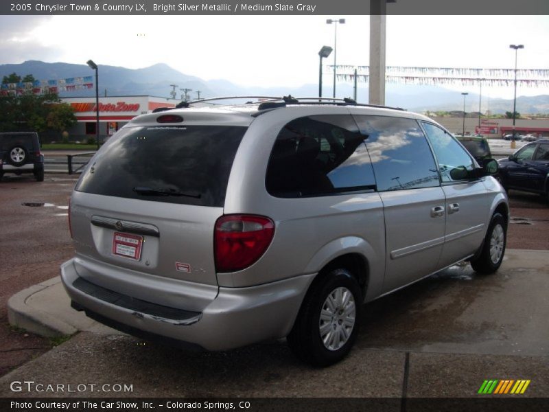 Bright Silver Metallic / Medium Slate Gray 2005 Chrysler Town & Country LX