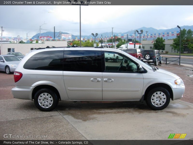 Bright Silver Metallic / Medium Slate Gray 2005 Chrysler Town & Country LX