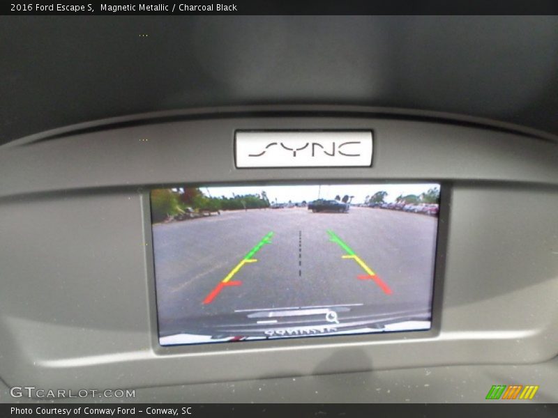 Magnetic Metallic / Charcoal Black 2016 Ford Escape S
