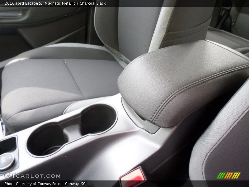 Magnetic Metallic / Charcoal Black 2016 Ford Escape S