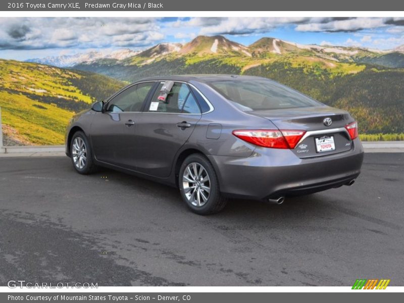 Predawn Gray Mica / Black 2016 Toyota Camry XLE