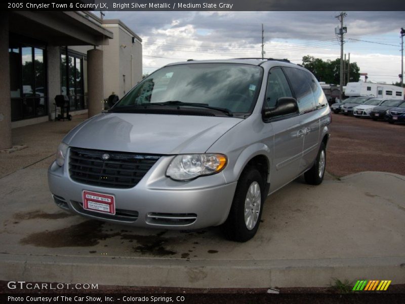 Bright Silver Metallic / Medium Slate Gray 2005 Chrysler Town & Country LX