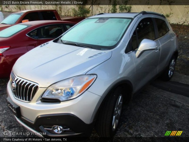 Quicksilver Metallic / Ebony 2015 Buick Encore Premium