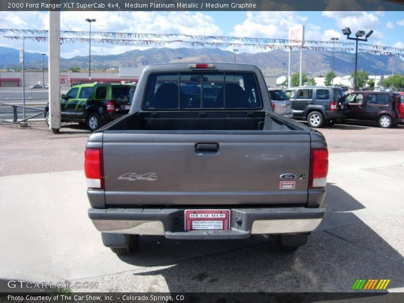 Medium Platinum Metallic / Medium Graphite 2000 Ford Ranger XLT SuperCab 4x4