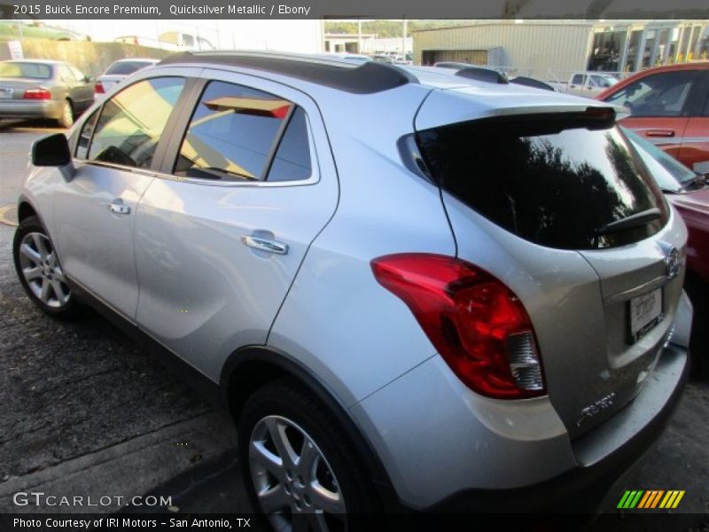 Quicksilver Metallic / Ebony 2015 Buick Encore Premium