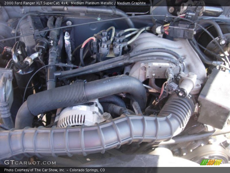 Medium Platinum Metallic / Medium Graphite 2000 Ford Ranger XLT SuperCab 4x4