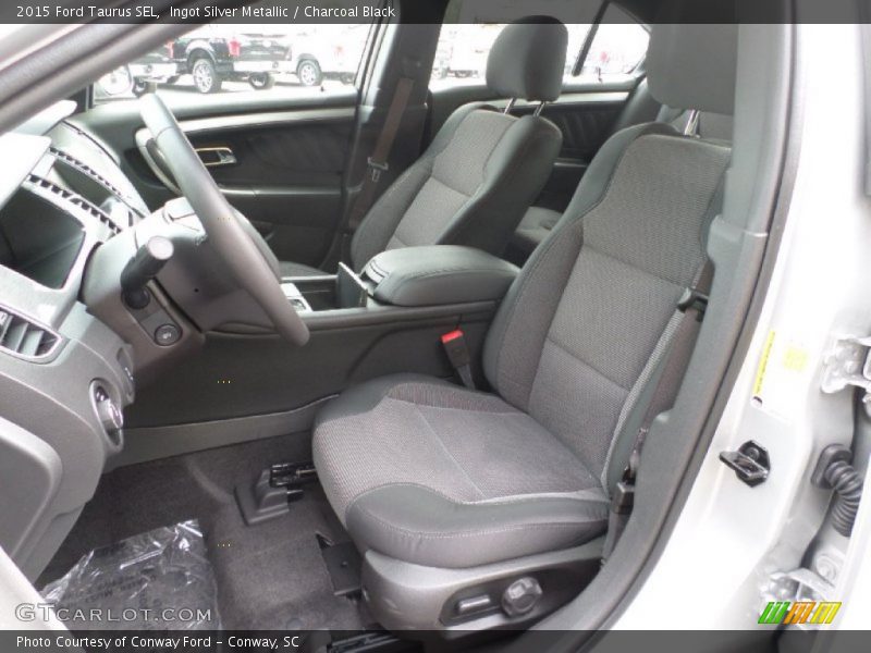 Ingot Silver Metallic / Charcoal Black 2015 Ford Taurus SEL