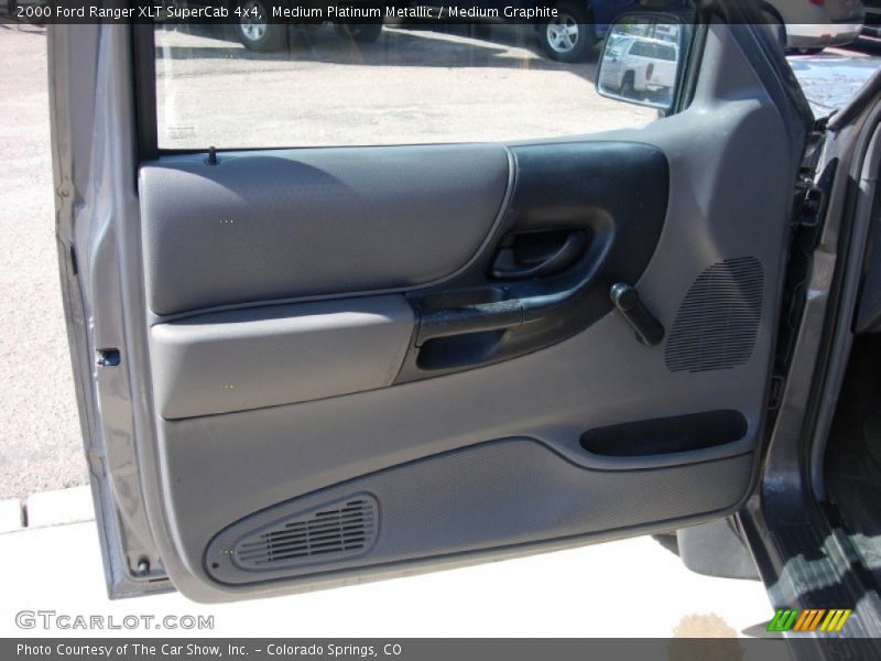 Medium Platinum Metallic / Medium Graphite 2000 Ford Ranger XLT SuperCab 4x4