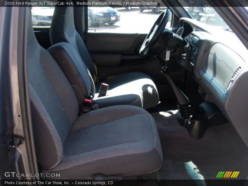 Medium Platinum Metallic / Medium Graphite 2000 Ford Ranger XLT SuperCab 4x4