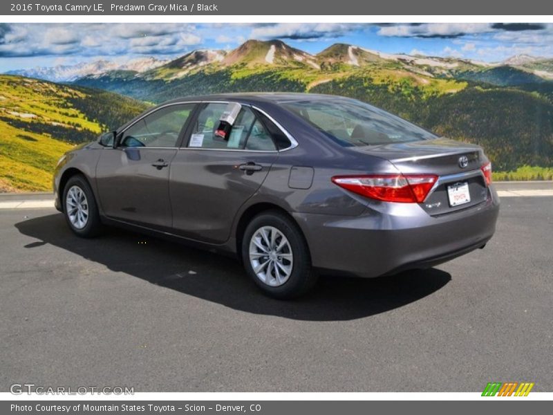 Predawn Gray Mica / Black 2016 Toyota Camry LE