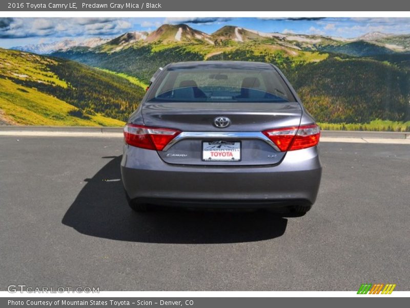 Predawn Gray Mica / Black 2016 Toyota Camry LE