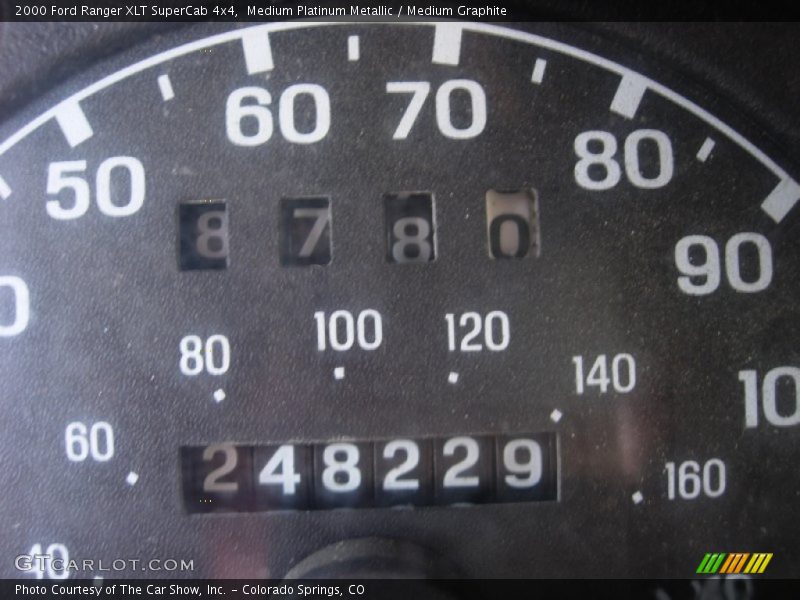 Medium Platinum Metallic / Medium Graphite 2000 Ford Ranger XLT SuperCab 4x4