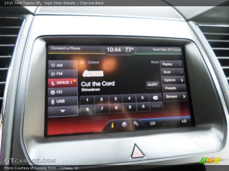 Ingot Silver Metallic / Charcoal Black 2015 Ford Taurus SEL