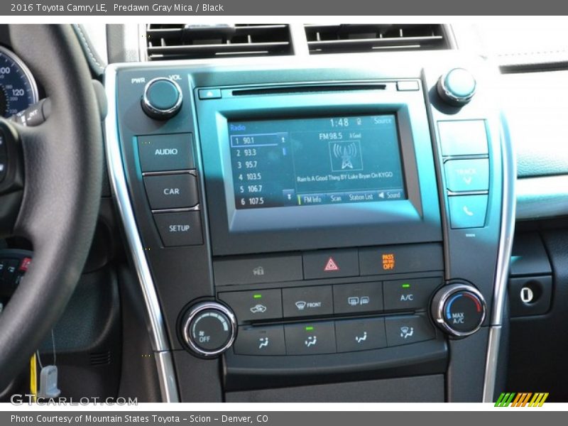 Predawn Gray Mica / Black 2016 Toyota Camry LE