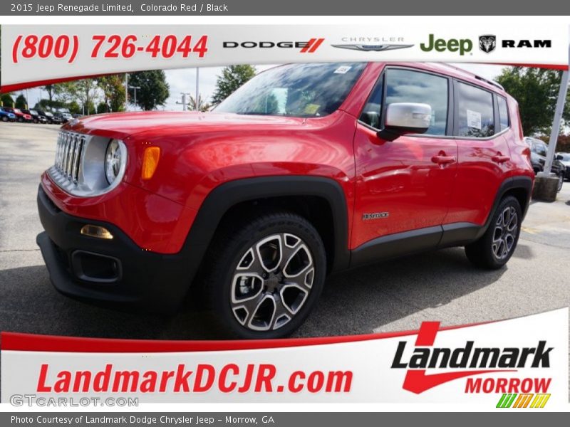 Colorado Red / Black 2015 Jeep Renegade Limited