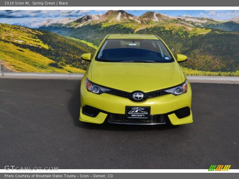 Spring Green / Black 2016 Scion iM