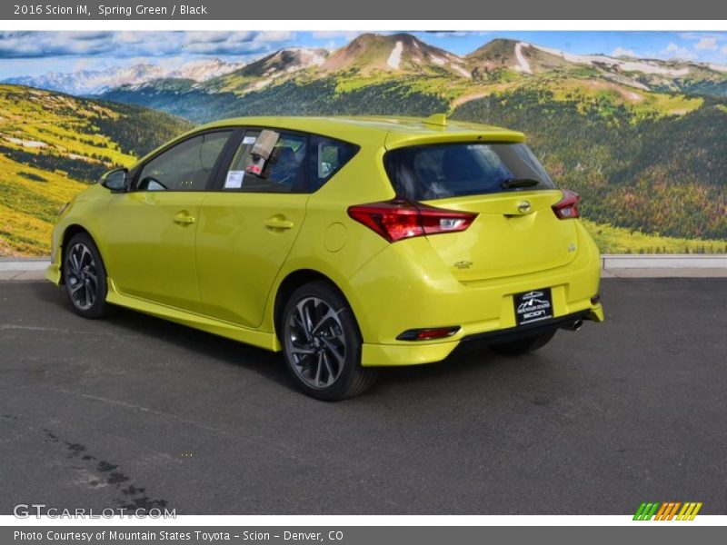 Spring Green / Black 2016 Scion iM