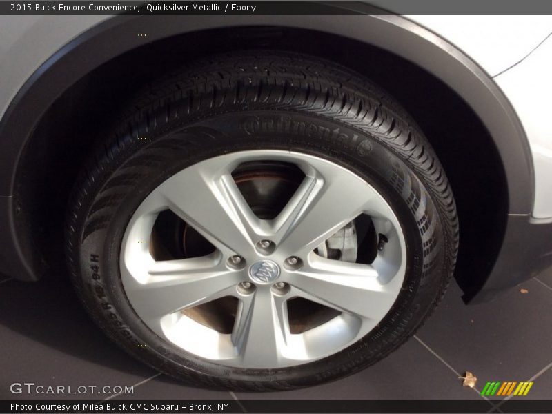 Quicksilver Metallic / Ebony 2015 Buick Encore Convenience