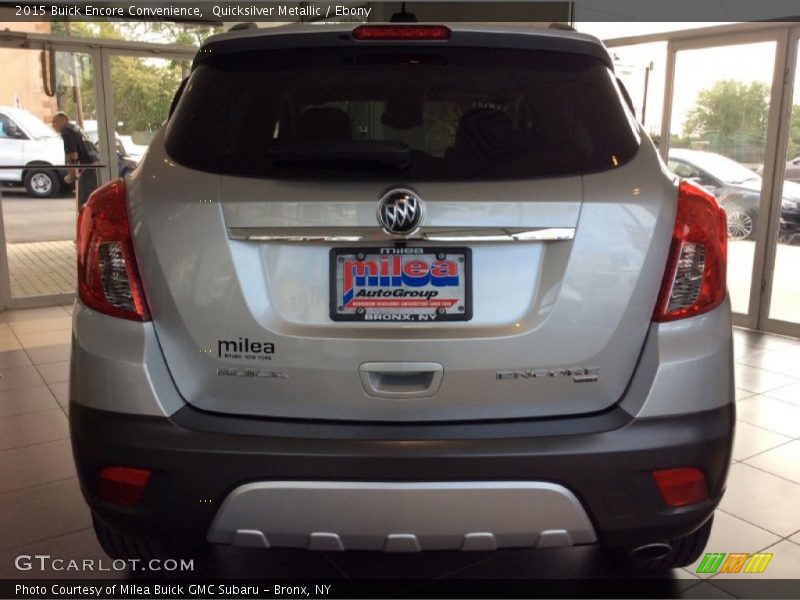 Quicksilver Metallic / Ebony 2015 Buick Encore Convenience