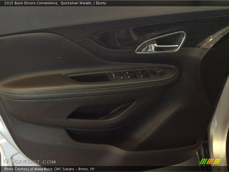 Quicksilver Metallic / Ebony 2015 Buick Encore Convenience