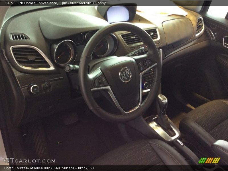 Quicksilver Metallic / Ebony 2015 Buick Encore Convenience