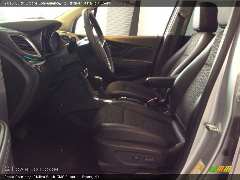 Quicksilver Metallic / Ebony 2015 Buick Encore Convenience