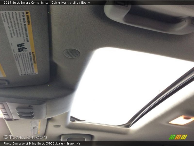 Quicksilver Metallic / Ebony 2015 Buick Encore Convenience