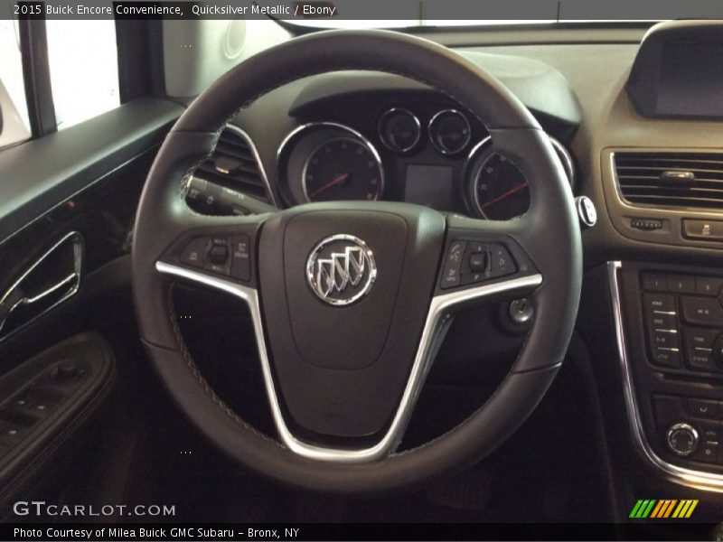 Quicksilver Metallic / Ebony 2015 Buick Encore Convenience