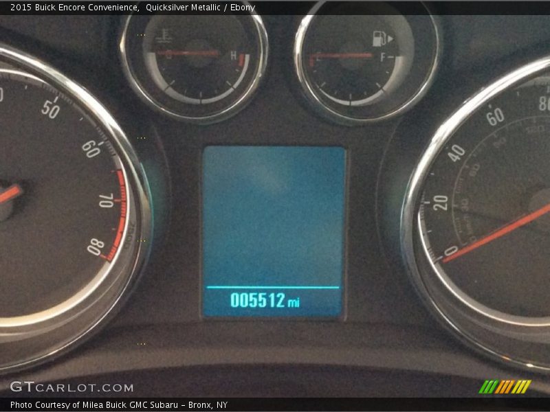 Quicksilver Metallic / Ebony 2015 Buick Encore Convenience