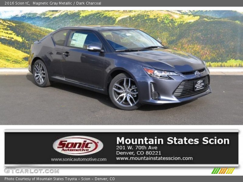 Magnetic Gray Metallic / Dark Charcoal 2016 Scion tC