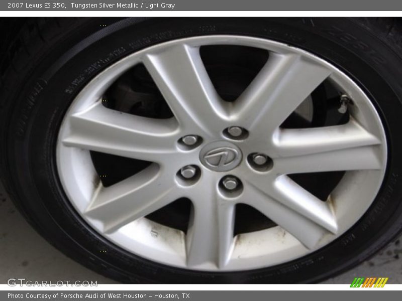 Tungsten Silver Metallic / Light Gray 2007 Lexus ES 350
