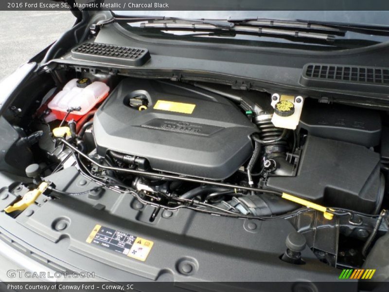 Magnetic Metallic / Charcoal Black 2016 Ford Escape SE