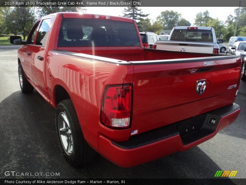 Flame Red / Black/Diesel Gray 2016 Ram 1500 Tradesman Crew Cab 4x4