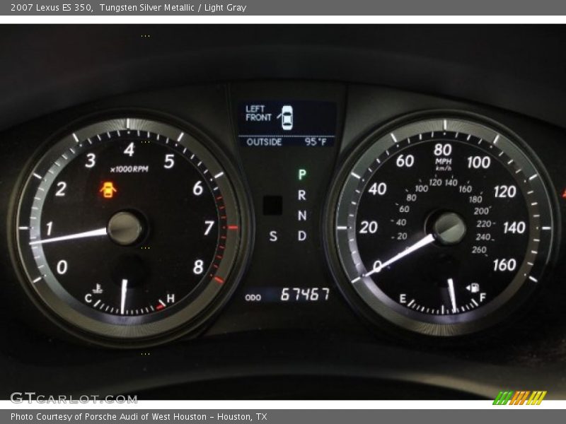 Tungsten Silver Metallic / Light Gray 2007 Lexus ES 350