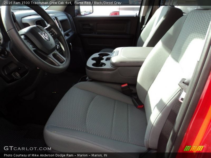 Flame Red / Black/Diesel Gray 2016 Ram 1500 Tradesman Crew Cab 4x4